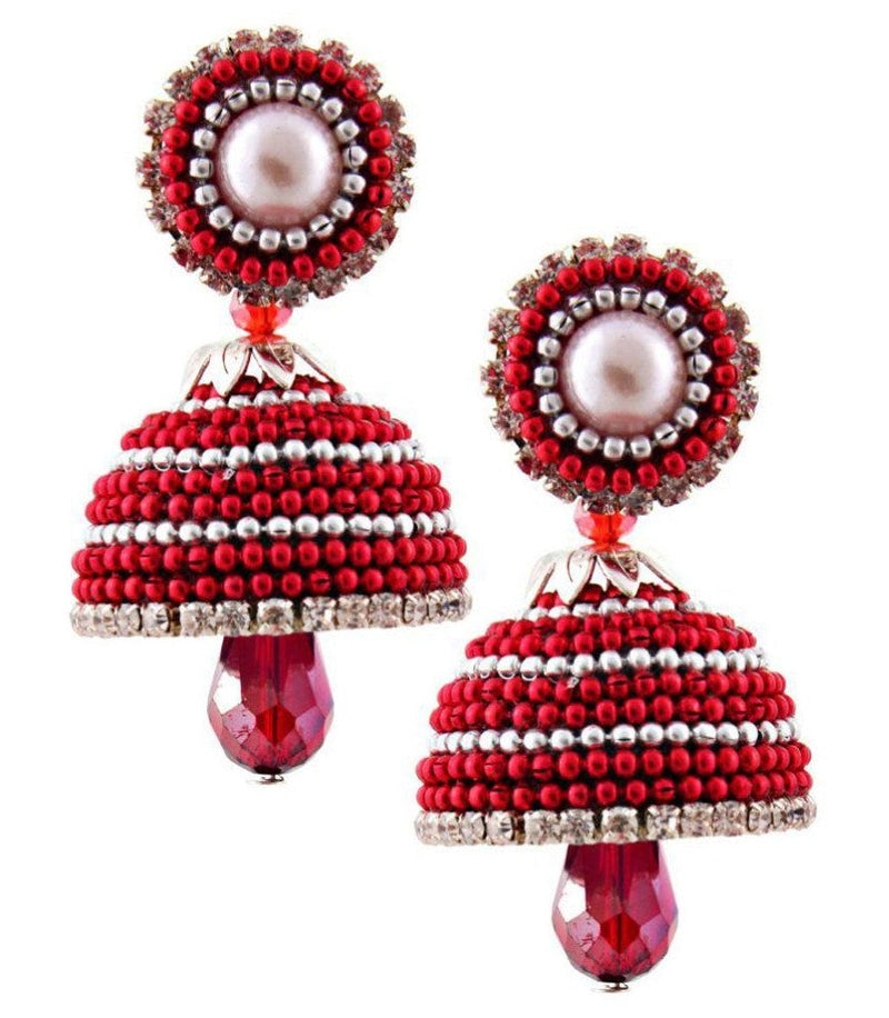 Red Jhumka Bala	2*6